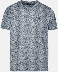 Etro - Blue Cotton T-shirt - Lyst