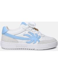 Palm Angels - Palm Beach University Leather Sneakers - Lyst