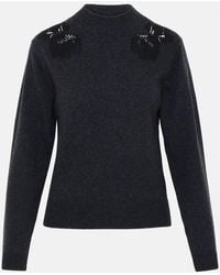 See By Chloé - See By Chloé Wool Blend Grey Sweater - Lyst