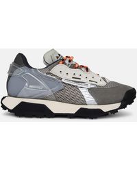 RUN OF - Revolt Sneakers In A Gray Tech Fabric - Lyst