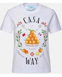 Casablanca - 'casa Way' Organic Cotton T-shirt - Lyst