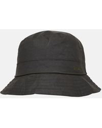 Barbour - 'belsay Wax Sports' Hat In Waxed Cotton - Lyst