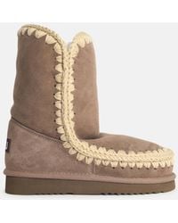 Mou - 'Eskimo 24' Mole Suede Ankle Boots - Lyst