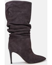 Paris Texas - Slouchy 85 Suede Boots - Lyst