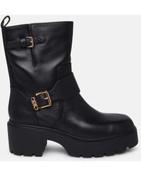 MICHAEL Michael Kors - 'perry' Shiny Leather Boots - Lyst