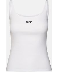 Off-White c/o Virgil Abloh - Off- Cotton Tank Top - Lyst