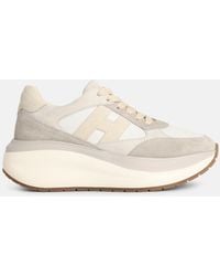 Hogan - 'Chunky' Leather Sneakers - Lyst