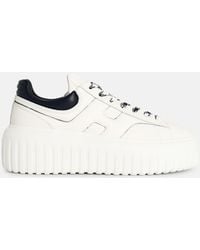 Hogan - 'H-Stripes' Leather Sneakers - Lyst
