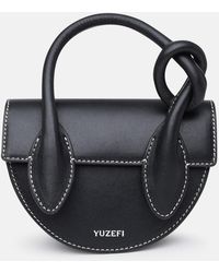 Yuzefi - Leather Mini Pretzel Bag - Lyst