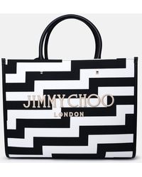 Jimmy Choo - Two-tone Fabric Bag - Lyst