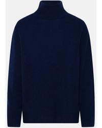 360cashmere - Luella Blue Cashmere Turtleneck Sweater - Lyst