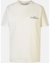 Golden Goose - 'journey' White Cotton T-shirt - Lyst