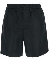 Ami Paris - Shorts With Elastic Waist And Ami De Coeur Detail On The Back - Lyst
