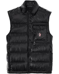 Moncler - Padded Jacket Polyamide Waistcoats & Gilets - Lyst