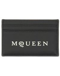 McQueen - Card Holder With Logo - Lyst