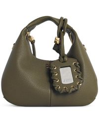 Ganni - Eco Leather Mini Hobo Bag - Lyst
