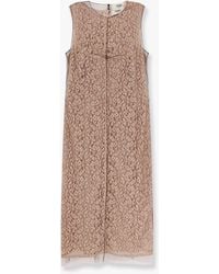 Fendi - Lace Midi Dress - Lyst