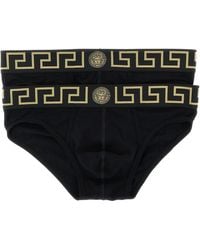 Versace - 'Greca' 2 Pack Briefs Set - Lyst