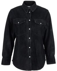 Isabel Marant - 'Karima' Shirt With Classic Collar And Two Front Patch Pockets - Lyst