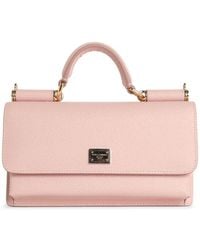 Dolce & Gabbana - Mini 'Bag' Calf Leather 'Dauphine' - Lyst