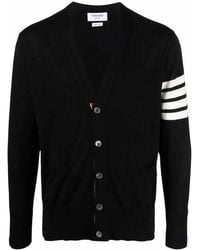 Thom Browne - 4Bar Wool Cardigan - Lyst