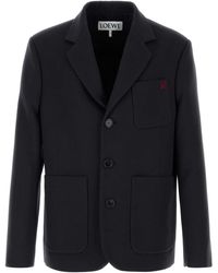 Loewe - Wool Blazer - Lyst