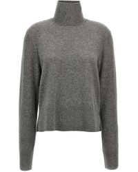 TOTEME - 'Cropped Turtleneck' Turtleneck Sweater - Lyst