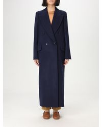 Max Mara - Studio Doublebreasted Maxi Coat - Lyst