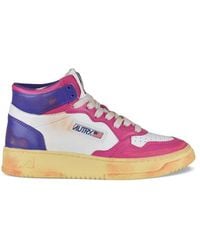Autry - Mid Super Vintage Sneakers - Lyst