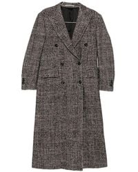 Tagliatore - Wool Long Double-Breasted Coat - Lyst