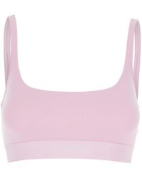 Tom Ford - Bralette Top With Scoop Neck And Logo Lettering On The Front - Lyst