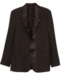 Fendi - Single-Breasted Wool Crêpe Tailored Blazer - Lyst