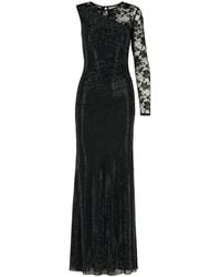 Self-Portrait - Rhinestone' Polyester Dress - Lyst