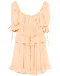 Chloé - Silk Mini Dress - Lyst