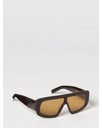 Prada - Acetate Shield Sunglasses With Colored Lenses - Lyst