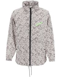 KENZO - Snakeskin Printed Jacket - Lyst