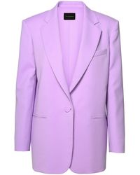 ANDAMANE - Lilac Polyester Blazer - Lyst