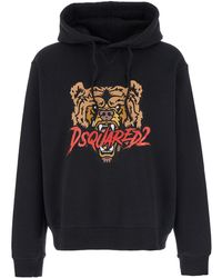 DSquared² - Casual Cool Fit Hoodie - Lyst