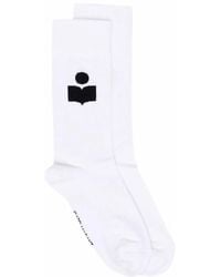 Isabel Marant - Siloki Logo Socks - Lyst