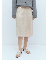 Gucci - Sequin-Embroidered Tulle Skirt - Lyst