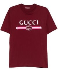 Gucci - Cotton Jersey T-Shirt With Print, Ready-To-Wear - Lyst