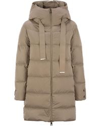 Herno - A Shape Down Jacket With Hood - Lyst