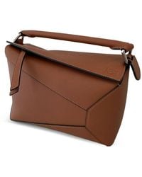 Loewe - Puzzle Edge Small Leather Handbag - Lyst