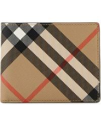 Burberry - Printed E-Canvas Wallet - Lyst