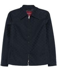 Gucci - Logo Shirt Collar Blazer - Lyst