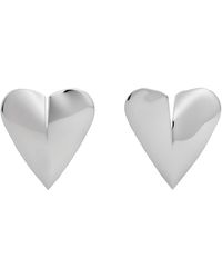 Alaïa - Le Coeur Torn Earrings - Lyst