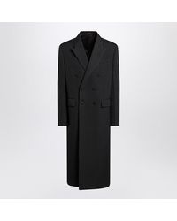 Gucci - Long Double-Breasted Wool Coat - Lyst