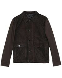 Brioni - Suede Leather Jacket - Lyst