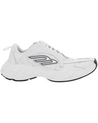 Balenciaga - 'Monday' Low Top Sneakers With Logo Detail On The Side And Size Patch On The Heel - Lyst