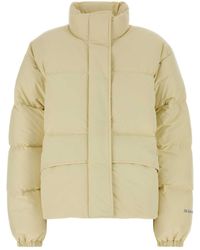 Jil Sander - Cream Polyester Down Jacket - Lyst
